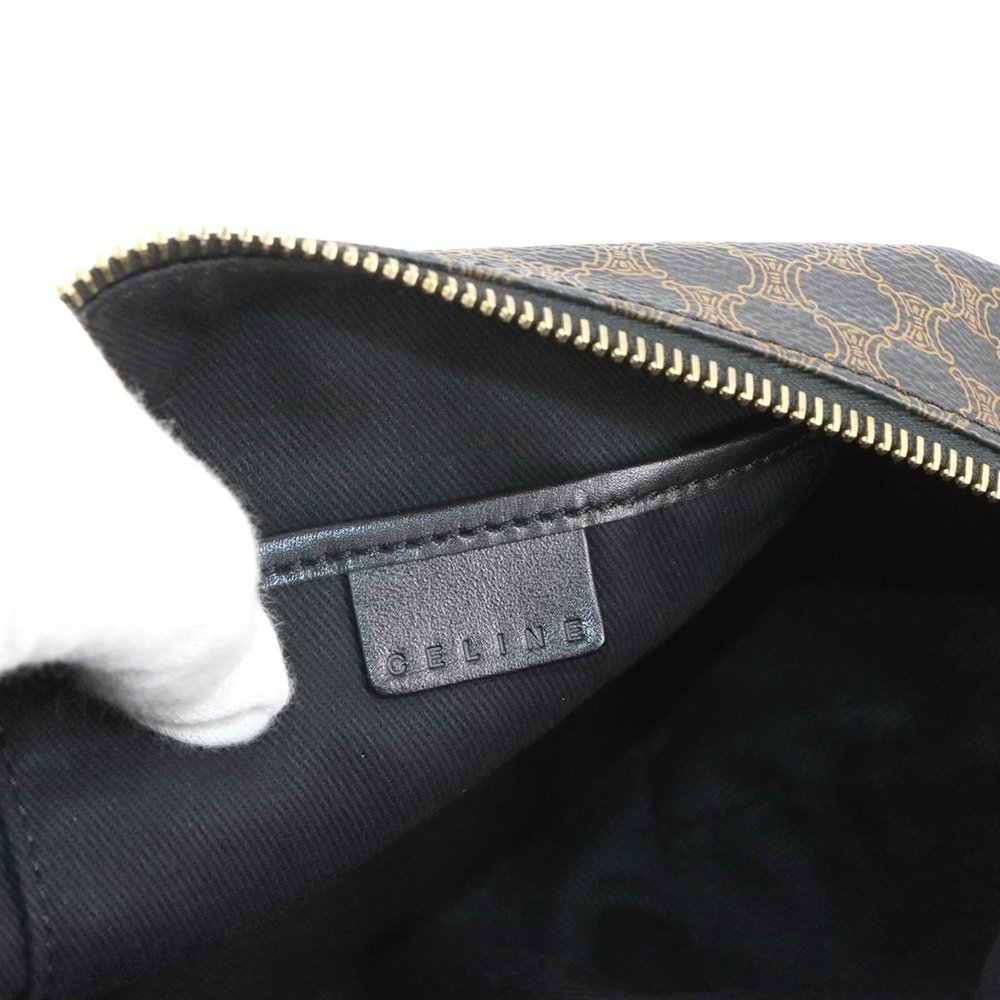 CELINE Black Leather Vanity Bag - Picture 7 of 9